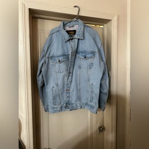 Game leaf Jean jacket